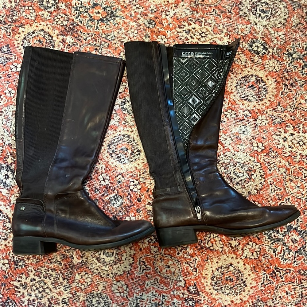 Hush puppies waterproof leather boots